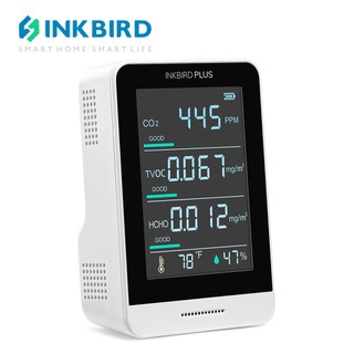  Máy Đo Độ Ẩm Không Khí CO2 Carbon Dioxide TVOC HCHO Chất Lượng Cao 