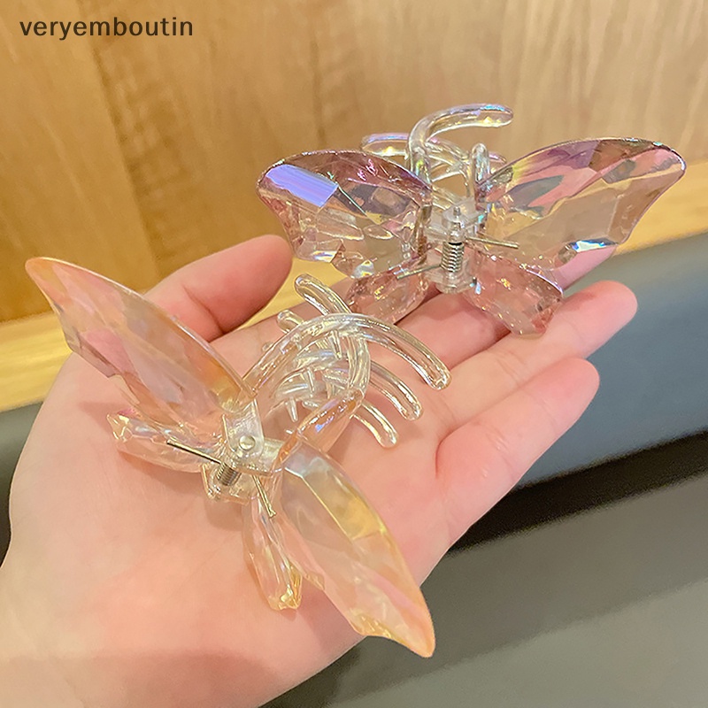 Kẹp Càng Cua Lớn Bằng Nhựa Trong Suốt Thời Trang Cho Nữ Mã 2023