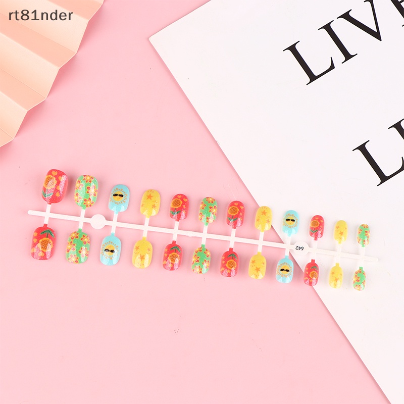 Rt Móng Tay Giả Họa Tiết Hoạt Hình Dễ Thương Cho Bé