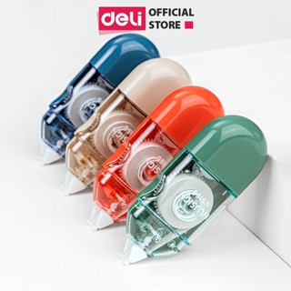Bút xóa băng kéo 6m cao cấp Deli băng xóa sạch nhanh khô có thể viết đè Kích thước 6mx5mm nhiều màu