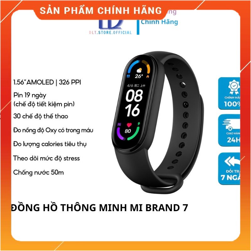 Đồng Hồ Thông Minh DL TECH M7 Smart Band, Vòng Đeo Tay Thể Thao, Theo Dõi Sức Khỏe (phukientrungbinh)