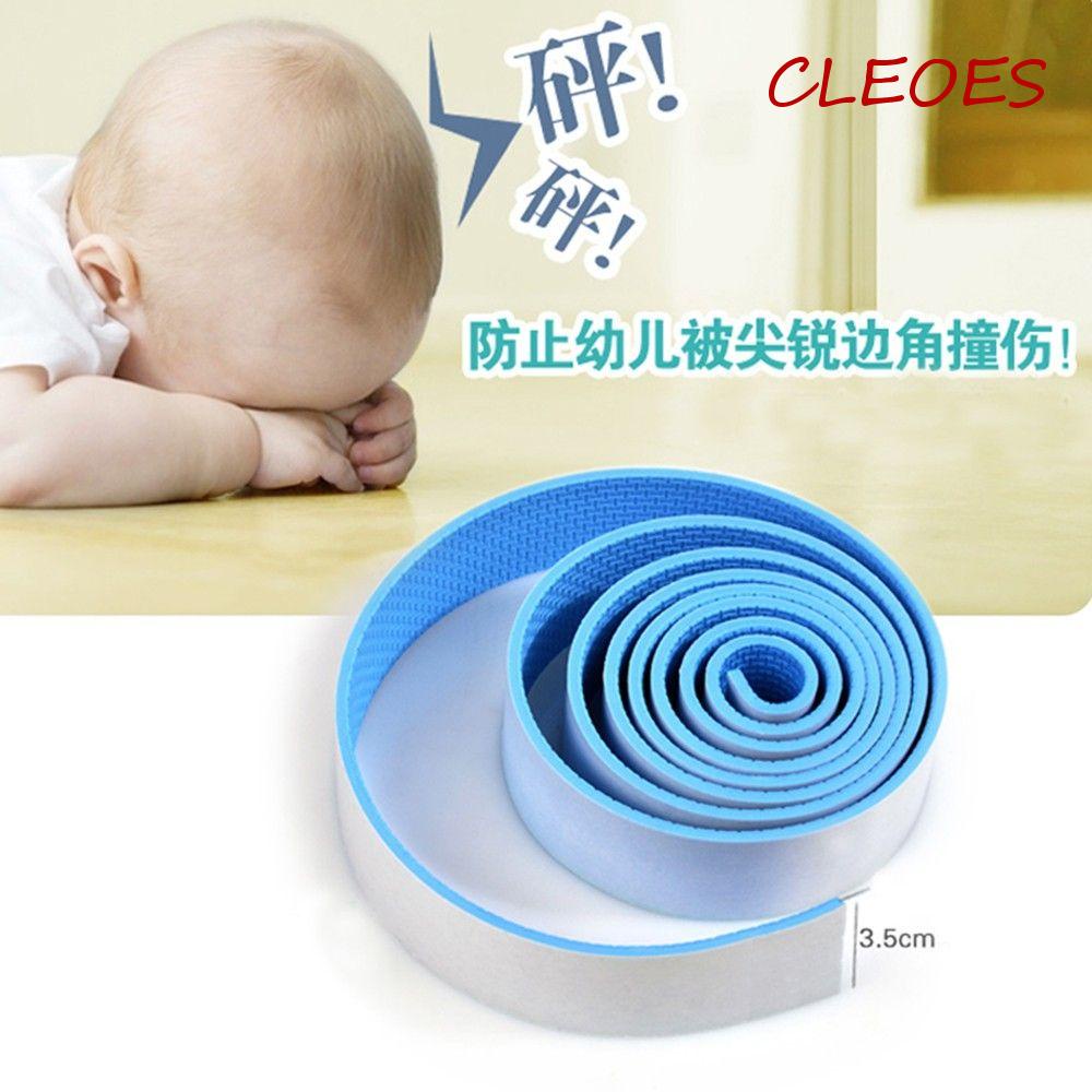 CLEOES Miếng Bọc Cạnh Bàn / Góc Tường / Cửa Mềm Mại Chống Va Chạm Bảo Vệ An