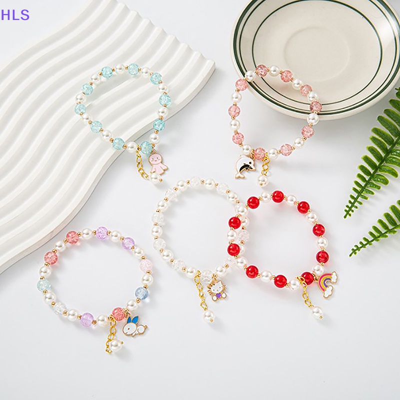 1 Chuỗi Hạt Pha Lê Màu Macaron Handmade Chống Thất Lạc Thời Trang Cho Điện Thoại