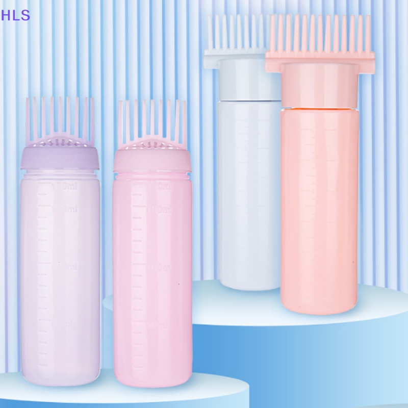 Bình Nhựa Đựng Thuốc Nhuộm Tóc 180ml Có Thể Đổ Đầy Tiện Dụng
