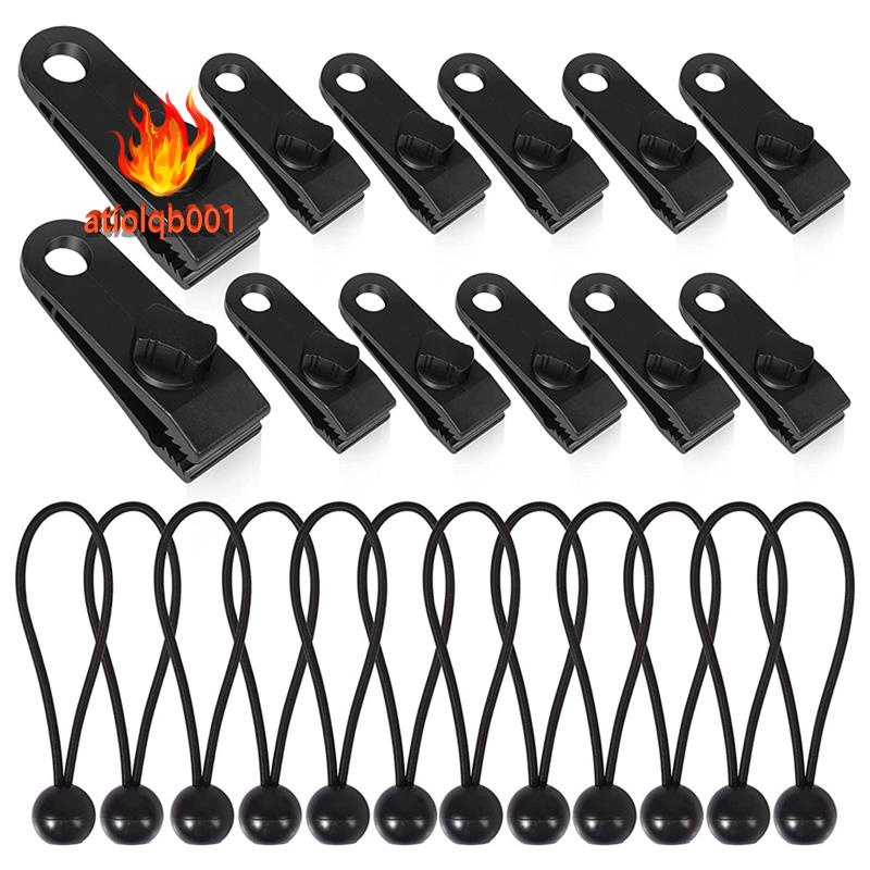 Set 24 Kẹp Cố Định Lều Trại Kèm Vỏ Bọc Tiện Dụng