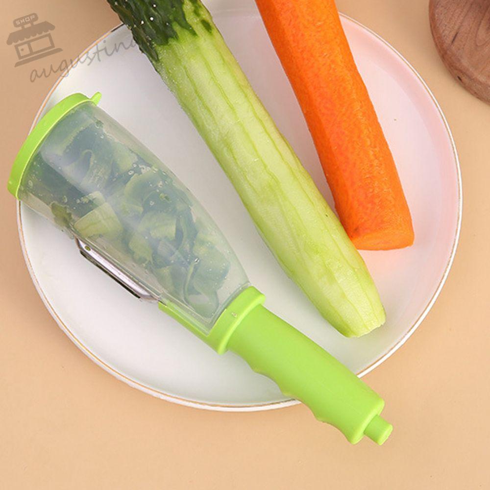 AUGUSTINA Dụng Cụ Gọt Vỏ Củ Quả Đa Năng Có Tay Cầm Bằng Thép Không Gỉ