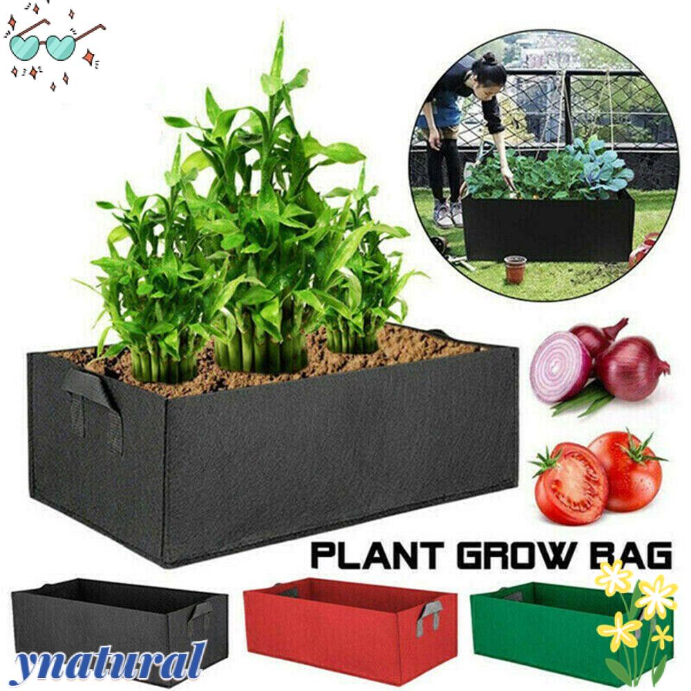 YNATURAL Túi Trồng Cây Cà Rốt / Khoai Tây / Cà Rốt Hình Vuông Tiện