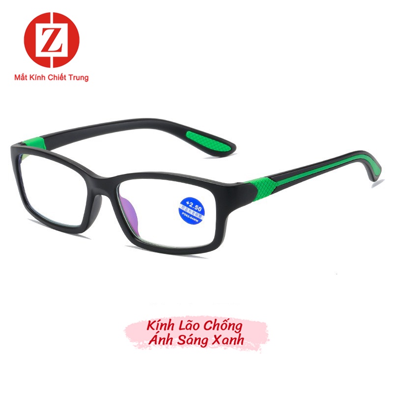 Kính lão cho người Trung Niên form vuông, gọng TR90 thời trang siêu đẹp mã H8825