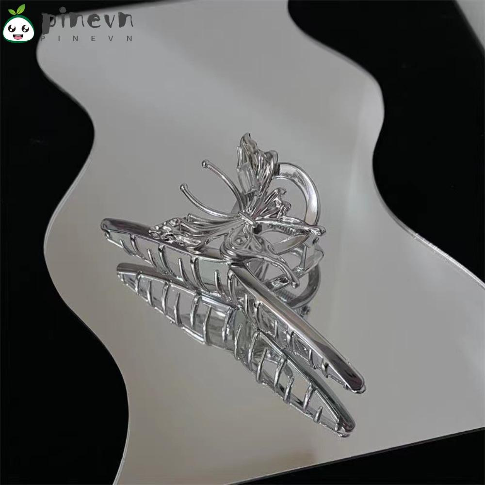 PINEVN Kẹp Tóc Hình Bướm Bằng Kim Loại Thời Trang Cho Nữ