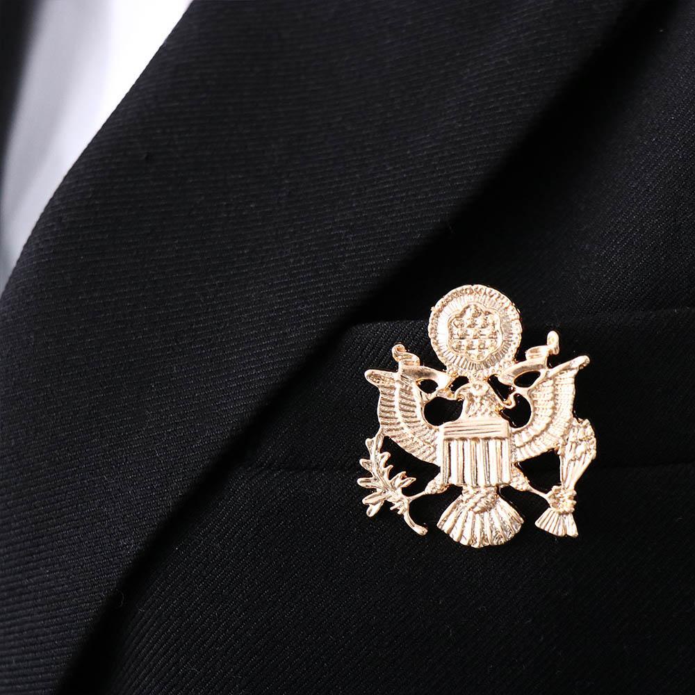 MXGOODS Huy Hiệu Cài Áo Hình Cánh Đại Bàng Sáng Tạo Dành Cho Nam