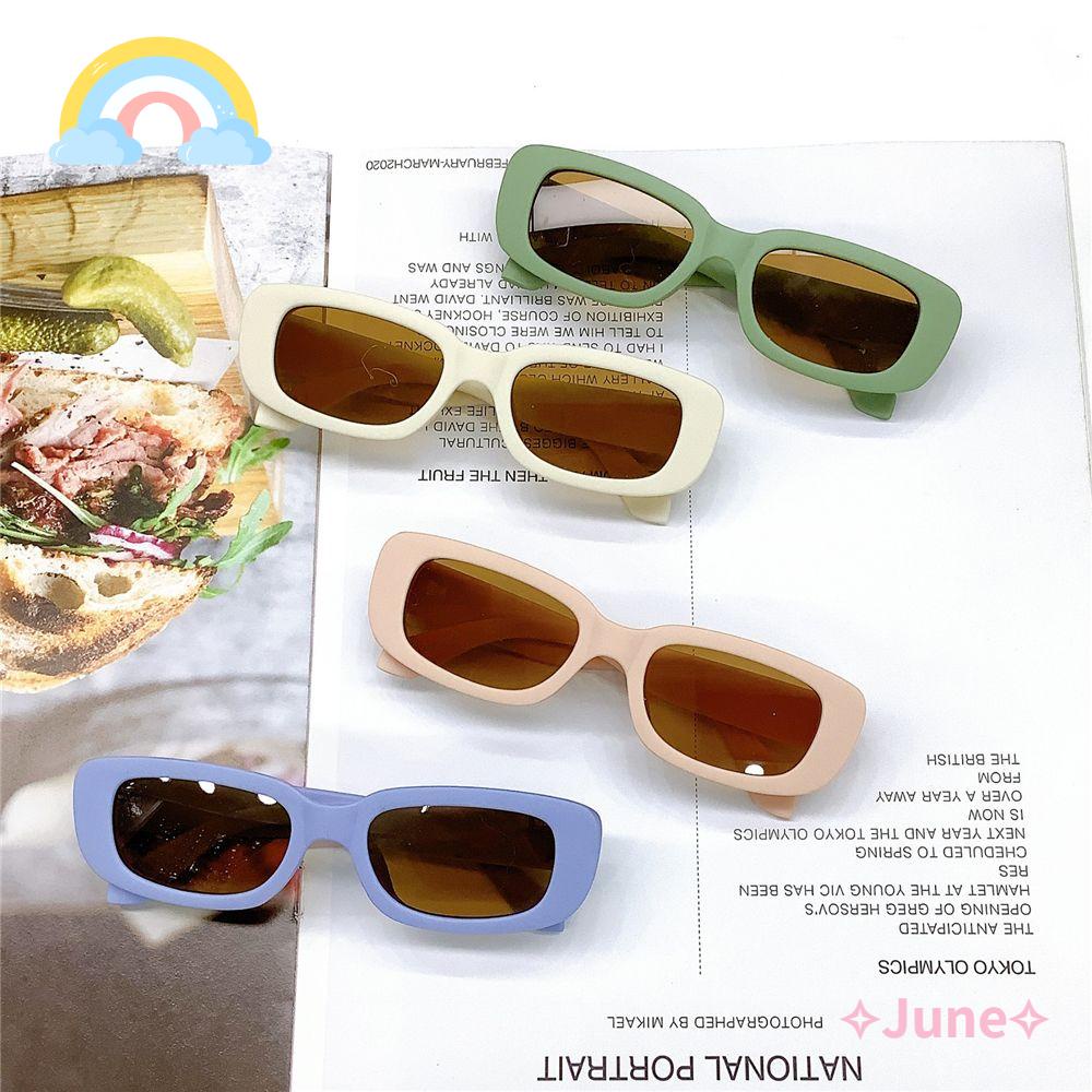 JUNE Kính Mát Hình Chữ Nhật Chống Tia Uv400 Cho Bé