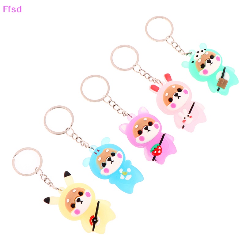 1 Móc Khóa Dạ Quang Hình Búp Bê Hoạt Hình Sáng Tạo