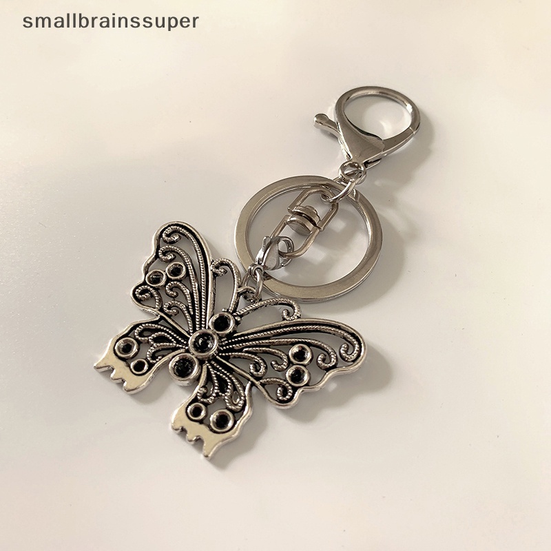Móc Khóa Kim Loại Y2k Mặt Hình Bướm Vintage Trang Trí Điện Thoại / Túi Xách SBS