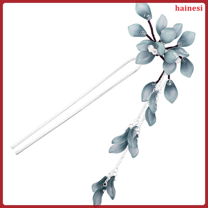 Trâm Cài Tóc Bằng Kim Loại Phối Tua Rua Phong Cách Trung Hoa Cho Nữ