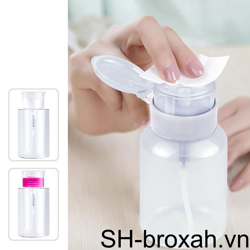 Chai Rỗng Trong Suốt Dạng Nhấn Đựng Mỹ Phẩm Tiện Dụng