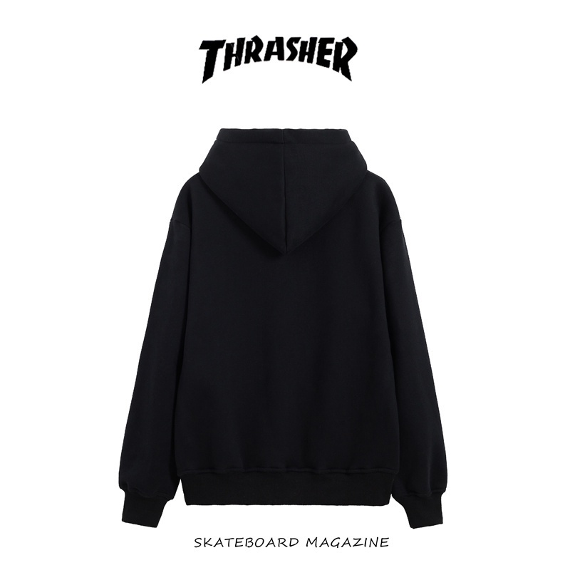 Áo Hoodie Tay Dài In Chữ Thrashra887H8Er Thời Trang Cá Tính Cho Nam Và Nữ