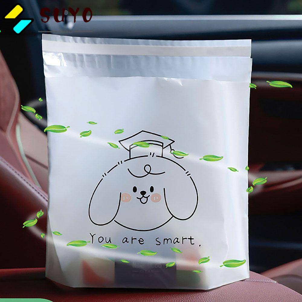 Bộ 15 Túi Đựng Đồ Dùng Dùng Một Lần Tự Dính Dày Dặn Tiện Dụng Cho Xe Hơi