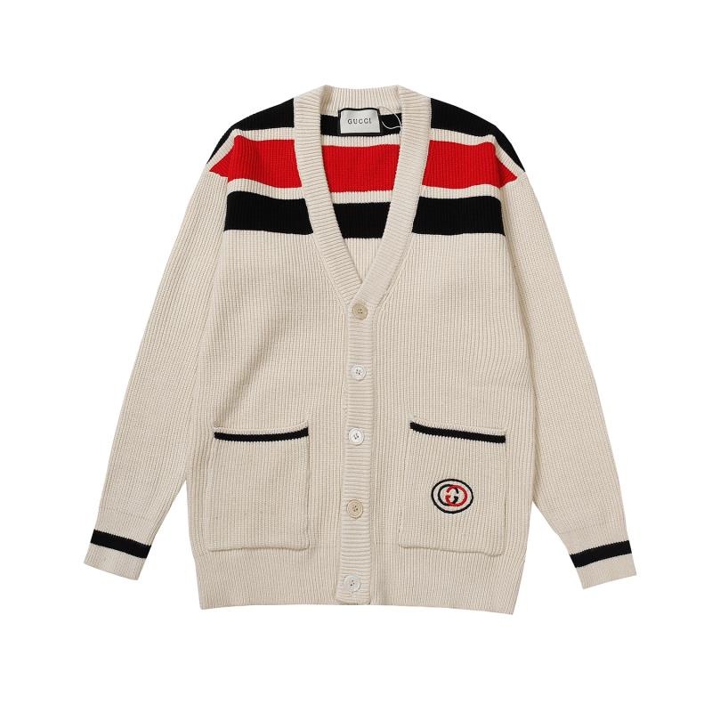 G88-áo Khoác cardigan cotton Lụa Họa Tiết Sọc Chéo Hai Chữ G Thời Trang Xu Hướng Ty856