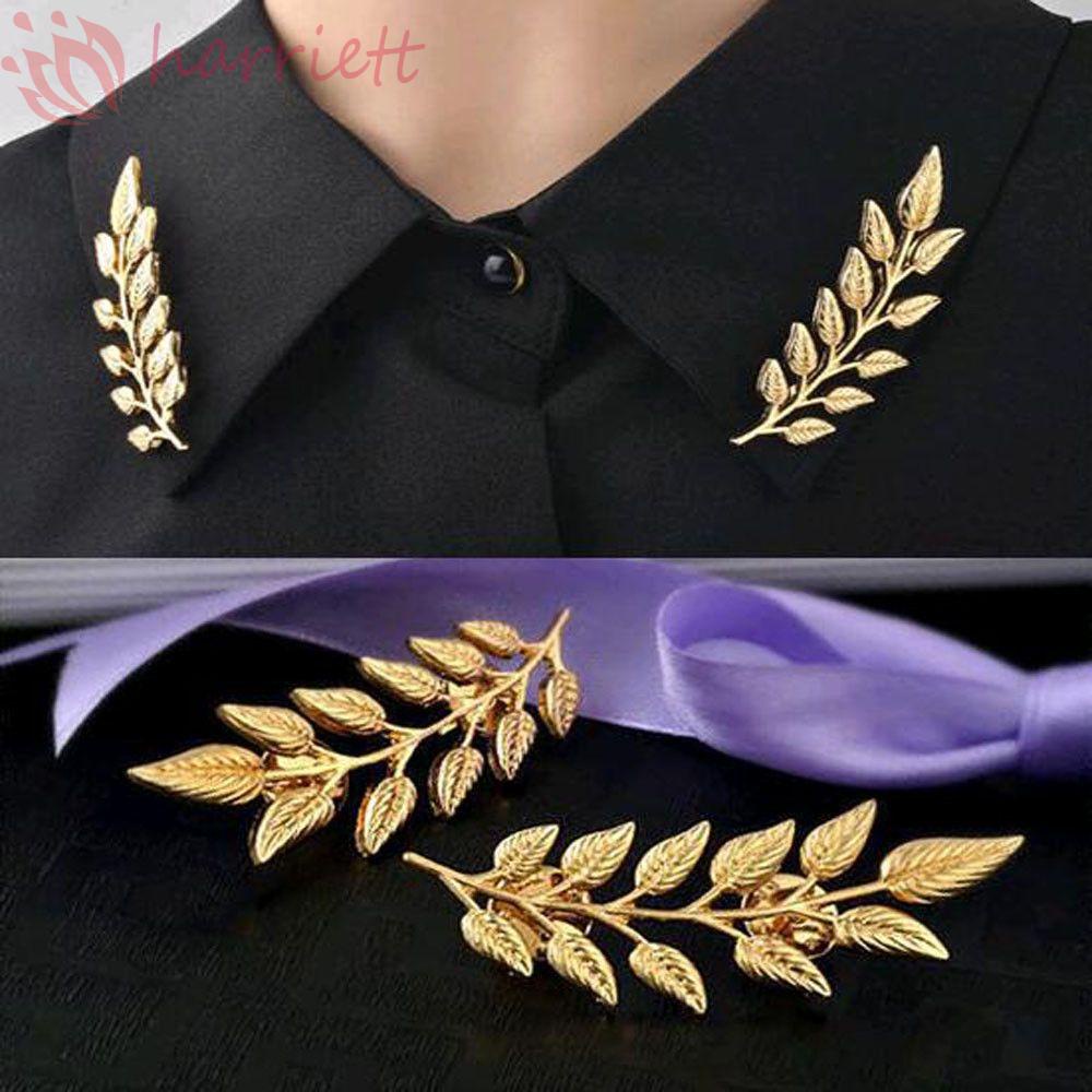 HARRIETT Trâm Cài Áo Mạ Vàng / Bạc Phong Cách Retro Tinh Tế