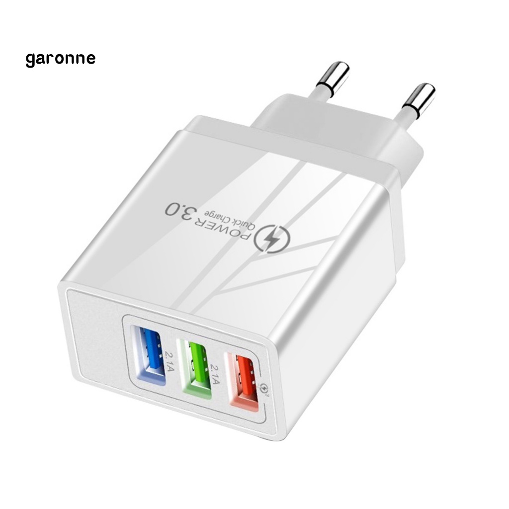 Tẩu Sạc Nhanh 3 Cổng Usb PD36W QC30 Mini Cho Gia Đình / Văn Phòng