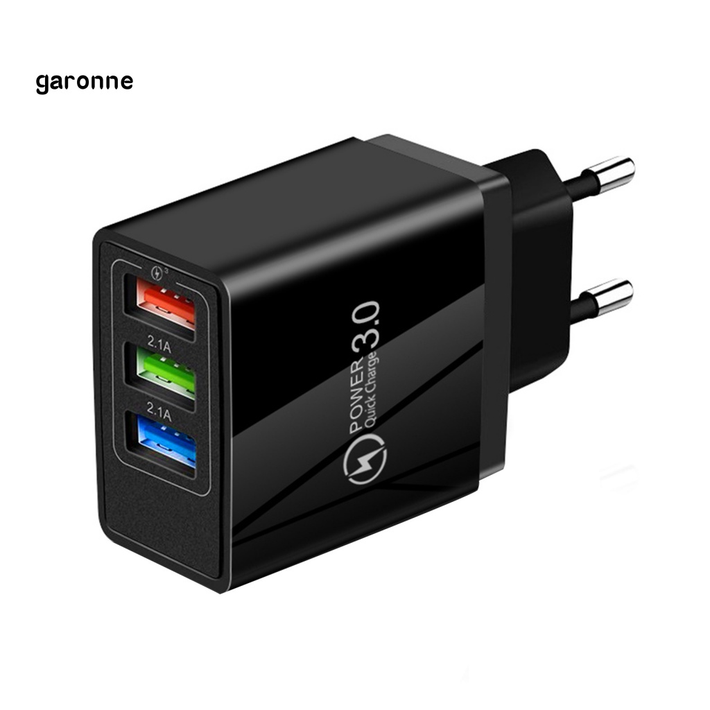 Tẩu Sạc Nhanh 3 Cổng Usb PD36W QC30 Mini Cho Gia Đình / Văn Phòng