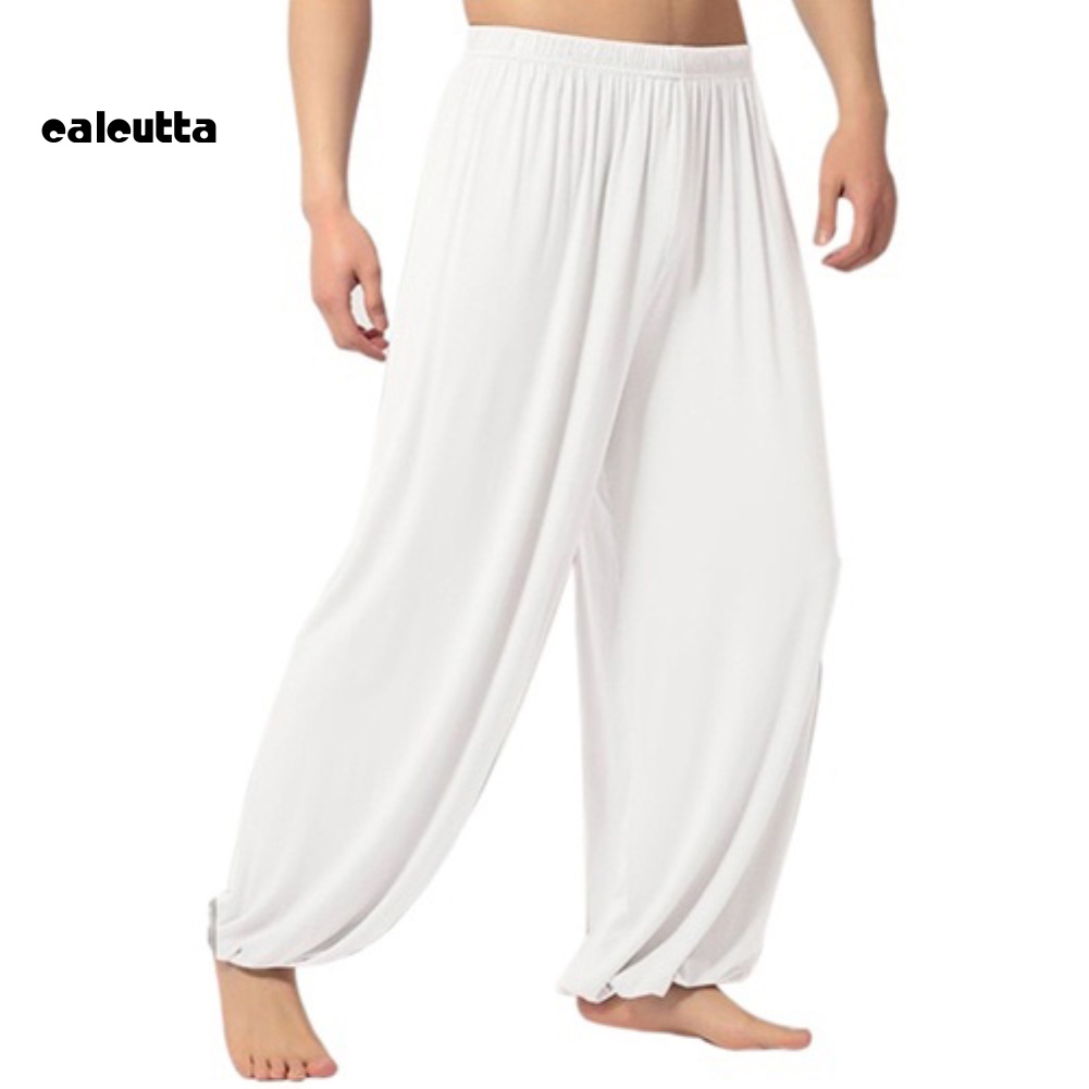 [calcutta] Quần Baggy / Nhảy / Tập Yoga Màu Trơn Đơn Giản Cho Nam
