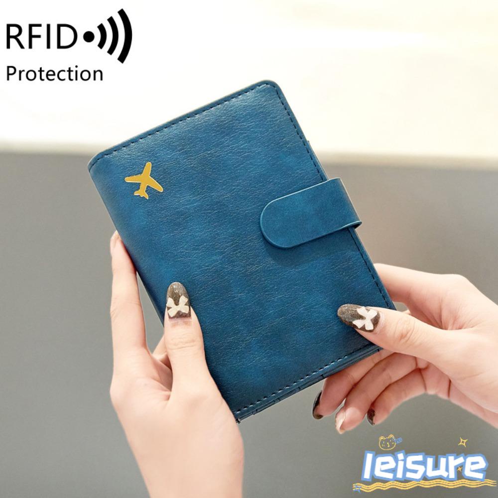 LEISURE Ví Da Đựng Hộ Chiếu Đa Năng Tiện Lợi