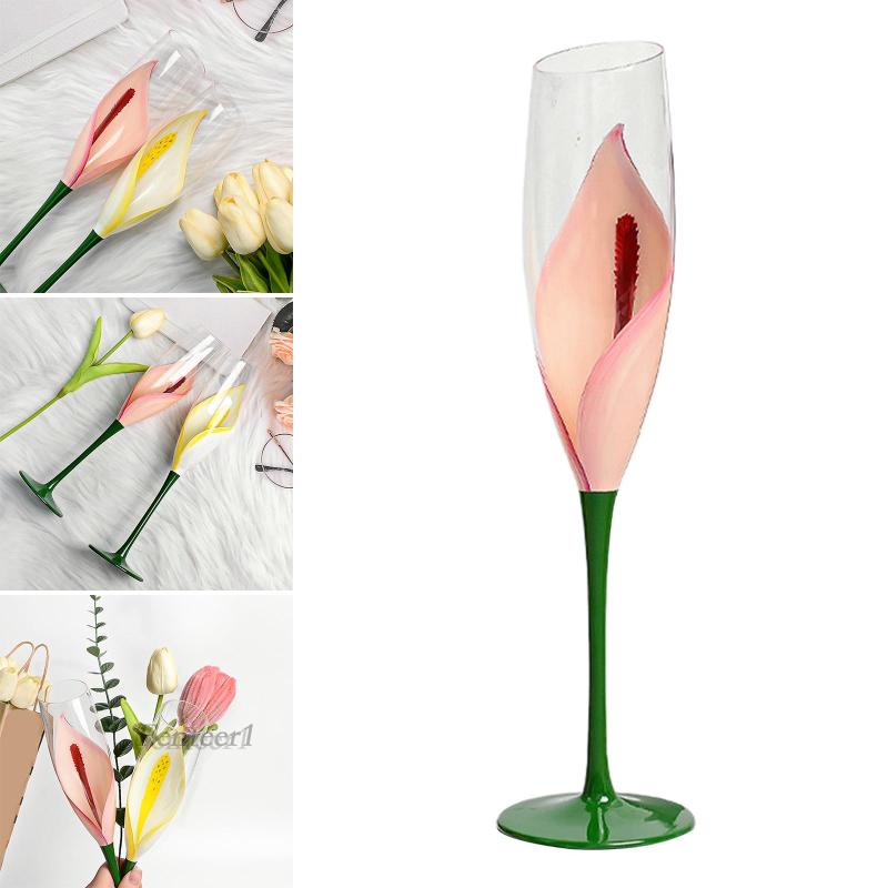 Ly Thủy Tinh Uống Rượu Champagne Thiết Kế Sáng Tạo