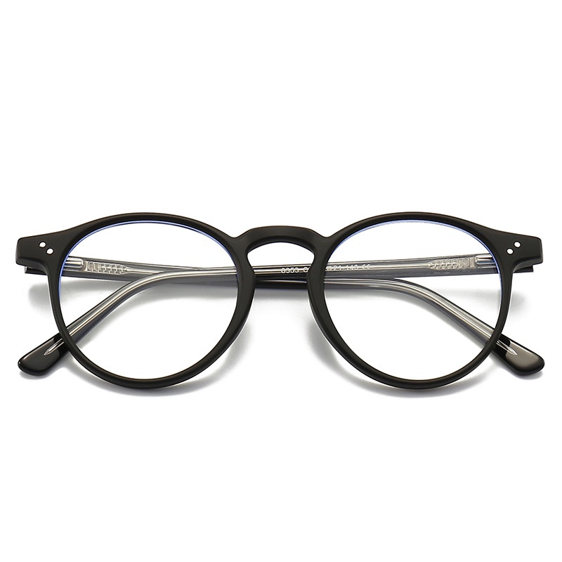 VIENDO Mắt Kính Gọng Tròn Co Giãn Chống Tia UV400 Chống Bức Xạ Ánh Sáng Xanh Thời Trang kính đổi màu khi ra nắng Cho Nam Và Nữ TR90(có thể cắt cận thị ống kính)