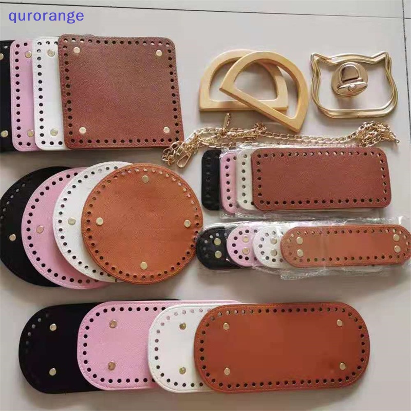 Đáy Da Hình Oval Làm Túi Xách Handmade DIY