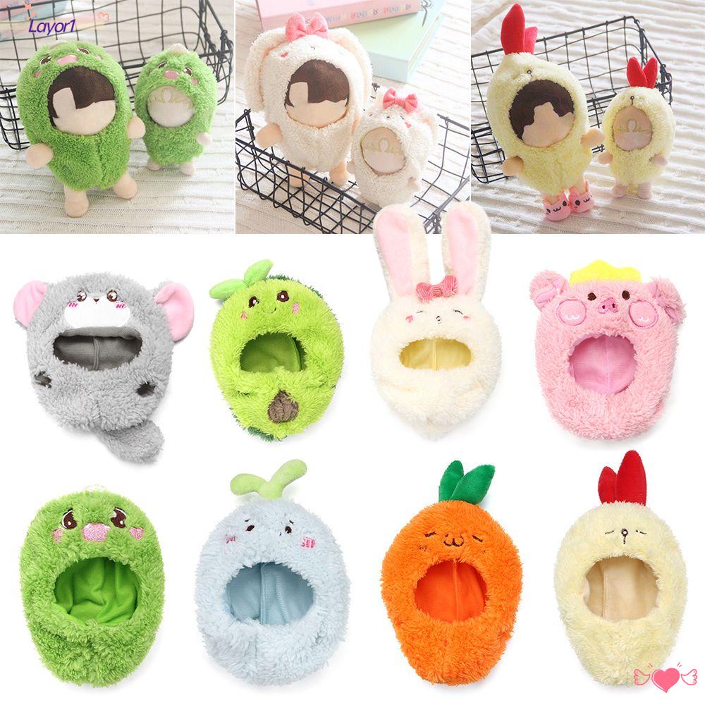 LAYOR1 Búp Bê Nhồi Bông Hình Tôm Chiên Hoạt Hình 15CM / 20CM