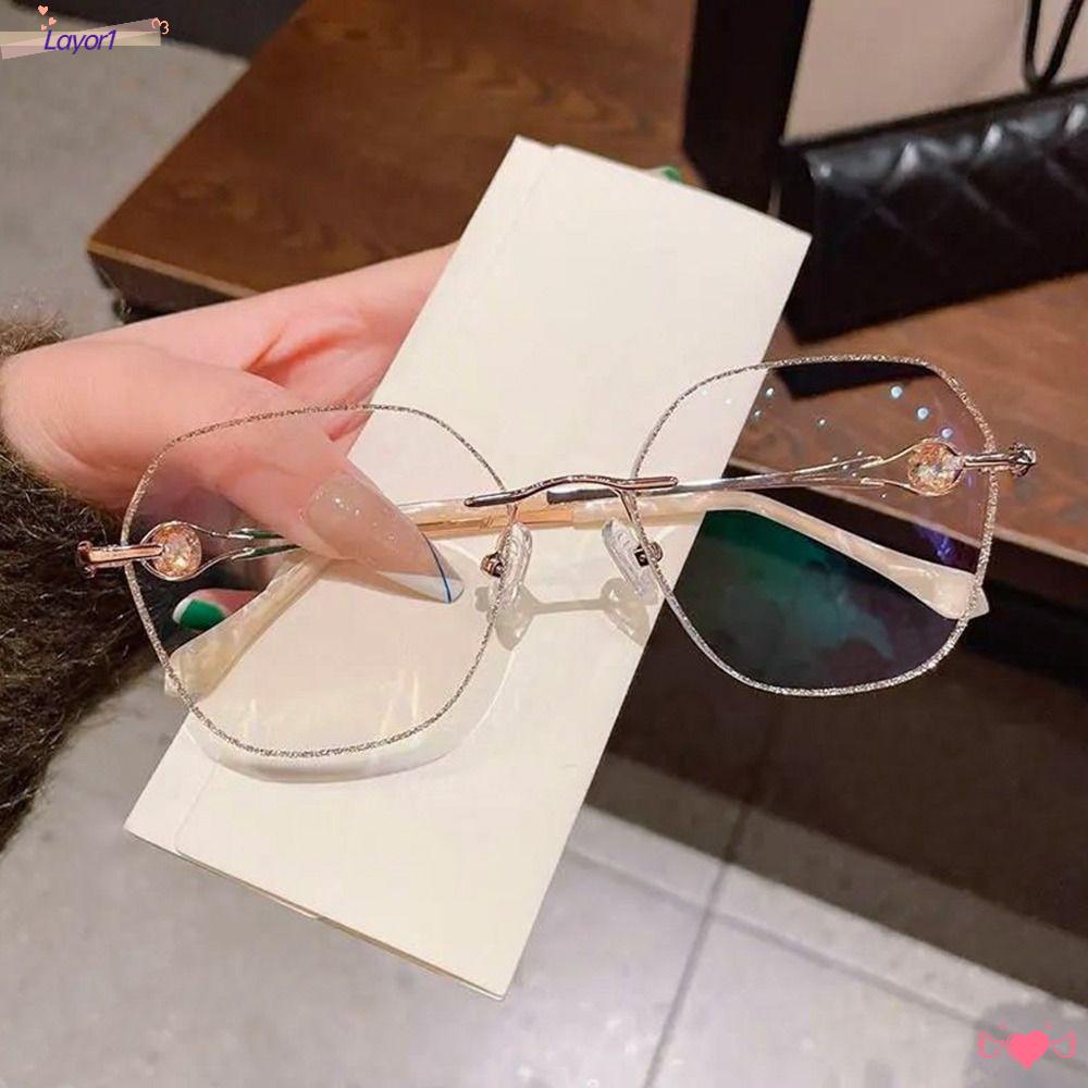 LAYOR1 Kính Đọc Sách Chống Ánh Sáng Xanh Thiết Kế Đơn Giản Phong Cách Vintage