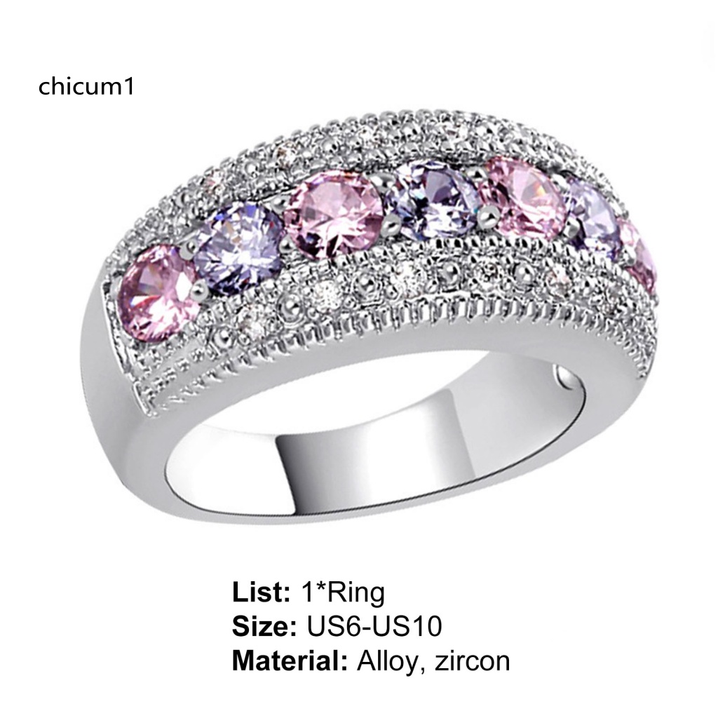Nhẫn Hợp Kim Mạ Điện Đính Đá Pha Lê Nhân Tạo Thời Trang