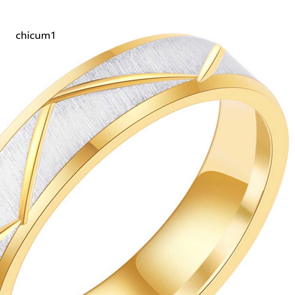 Nhẫn Unisex CC Họa Tiết Hình Học Tối Giản Phong Cách Vintage Phù Hợp Làm Quà Valentines Trang Sức Kỷ Niệm Cho Cặp Đôi