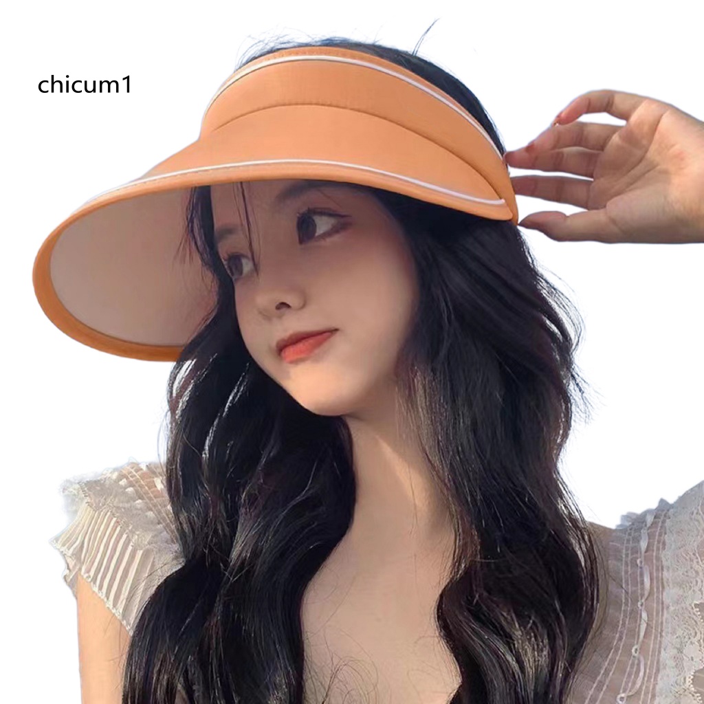 Mũ Lưỡi Trai Nửa Đầu Chống Nắng Màu Trơn Thời Trang Mùa Hè