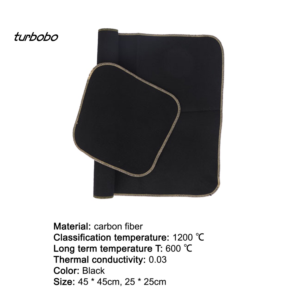 Bộ 2 Tấm Thảm Trải Chịu Nhiệt Chống Cháy Tiện Dụng Cho Tiệc Nướng Bbq Ngoài Trời