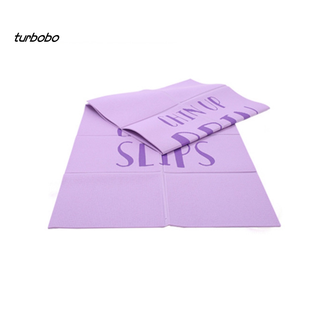 Thảm Tập Yoga Bằng PVC Dày Dặn Chống Trượt Hình Chữ Nhật Có Thể Gấp Gọn