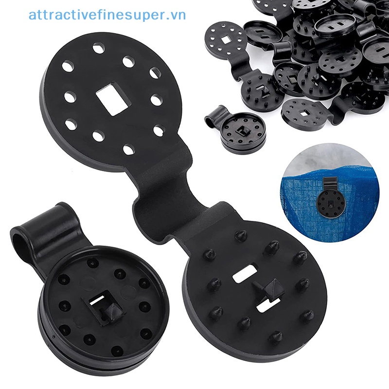 Set 10 Kẹp Nhựa Cố Định Tấm Che Nắng Cho Nhà Kính