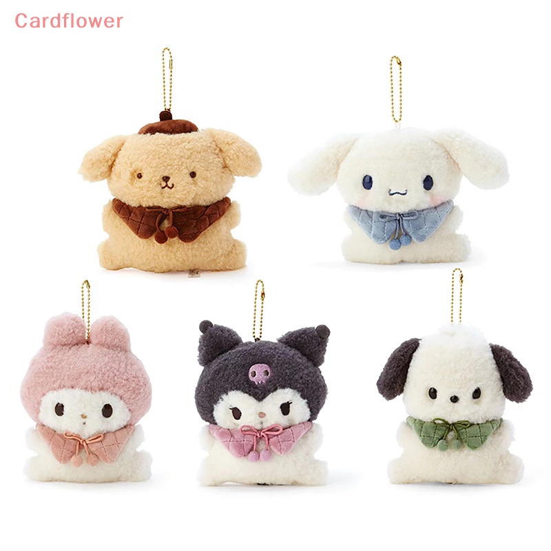 &lt; Cardflower &gt; Búp Bê Hoạt Hình Cinnamonroll Melody Nhồi Bông Xẻ Tà Đáng Yêu Có Móc Khóa Trẻ Em Mới
