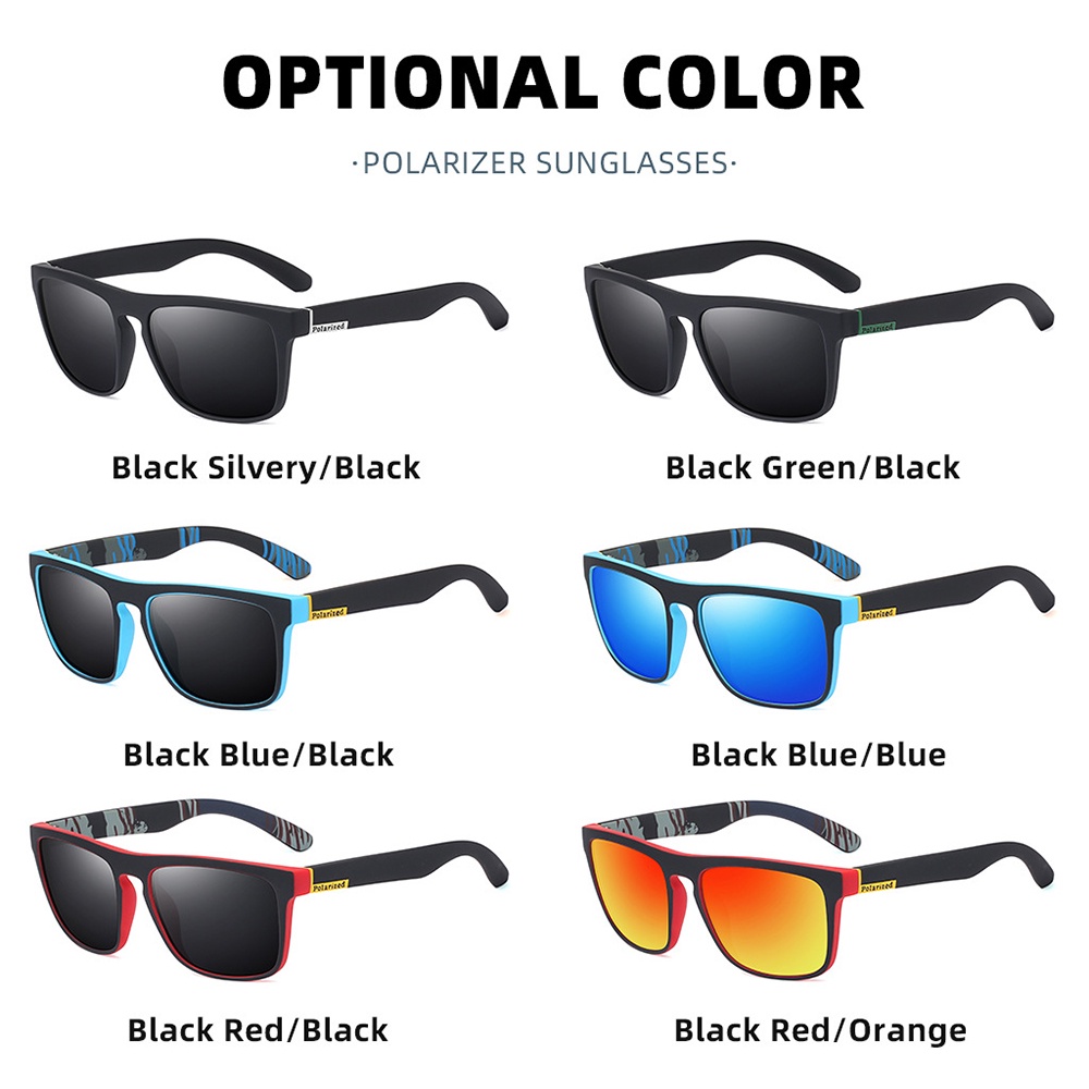 Kính Mát Phân Cực Chống Tia UV400 Kiểu Dáng Thể Thao Cho Nam