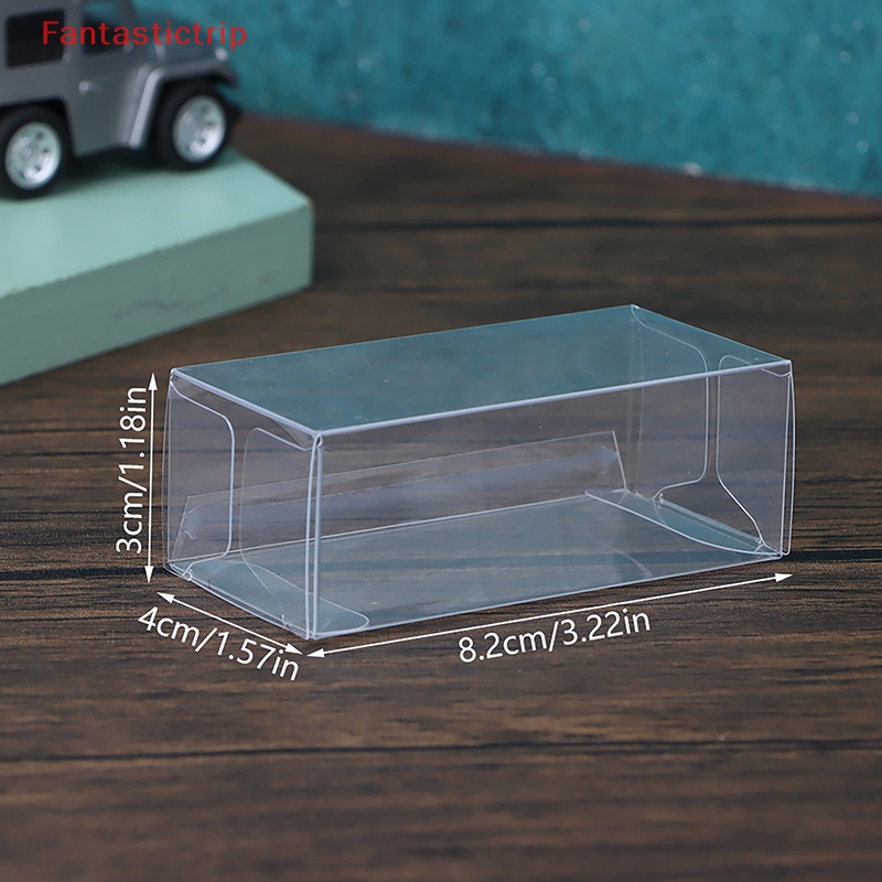 Set 20 Hộp Trưng Bày Mô Hình Xe Hơi Bằng PVC Trong Suốt Tỉ Lệ 1: 64 Mới
