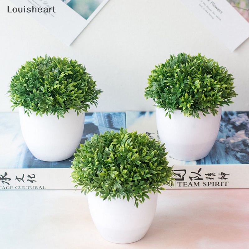 Chậu Cây Giả Louisheart Trang Trí Nhà Cửa / Khách Sạn