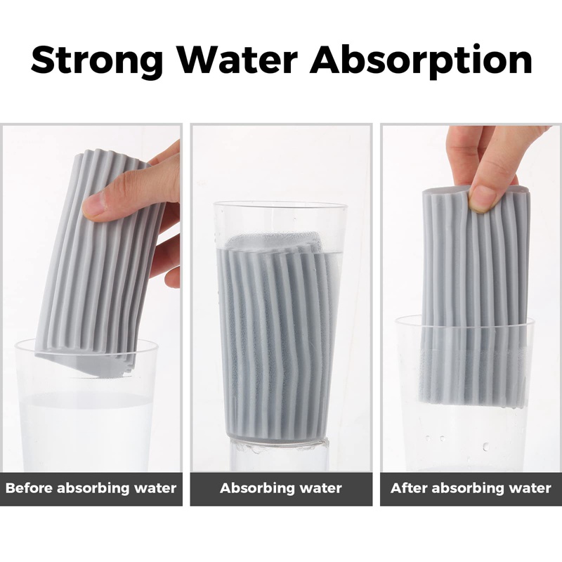 Set 12 Bàn Chải Xốp PVA Làm Sạch Cửa Kính / Đế Trượt