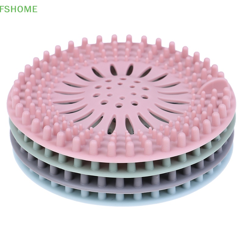 Nắp Đậy Chặn Tóc Bằng Silicone Cho Ống Thoát Nước Bồn Rửa
