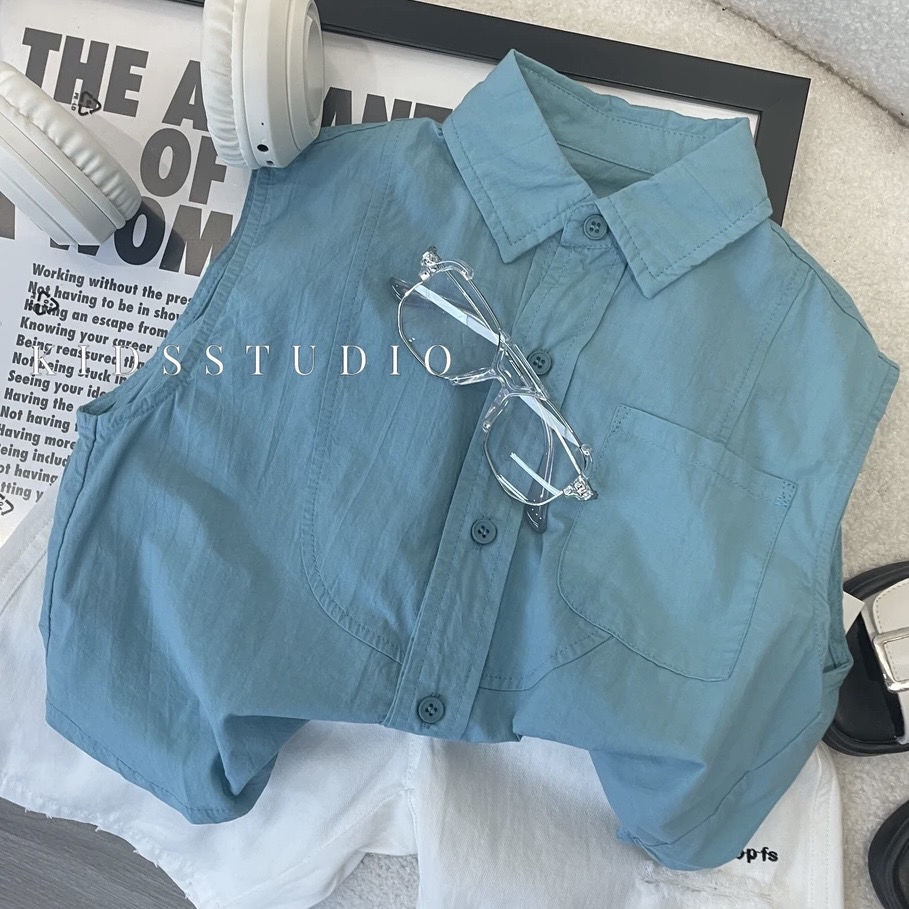 Áo Thun Cotton Không Tay Thoải Mái Thời Trang Mùa Hè Cho Bé Trai