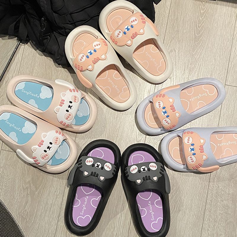 UOUO  dép Thời Trang Đơn Giản Cho Nữ dép bánh mì Chống trượt Thoải mái Thoáng khí fashion Trendy Hàn Quốc ins B20H1EK 37Z230910