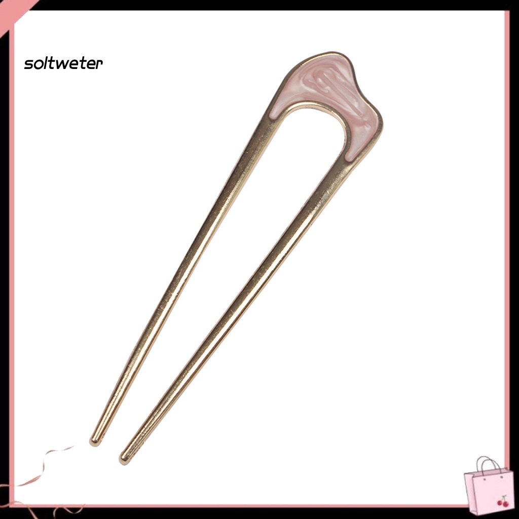 Trâm Cài Tóc Chữ U Bằng Sắt Thời Trang