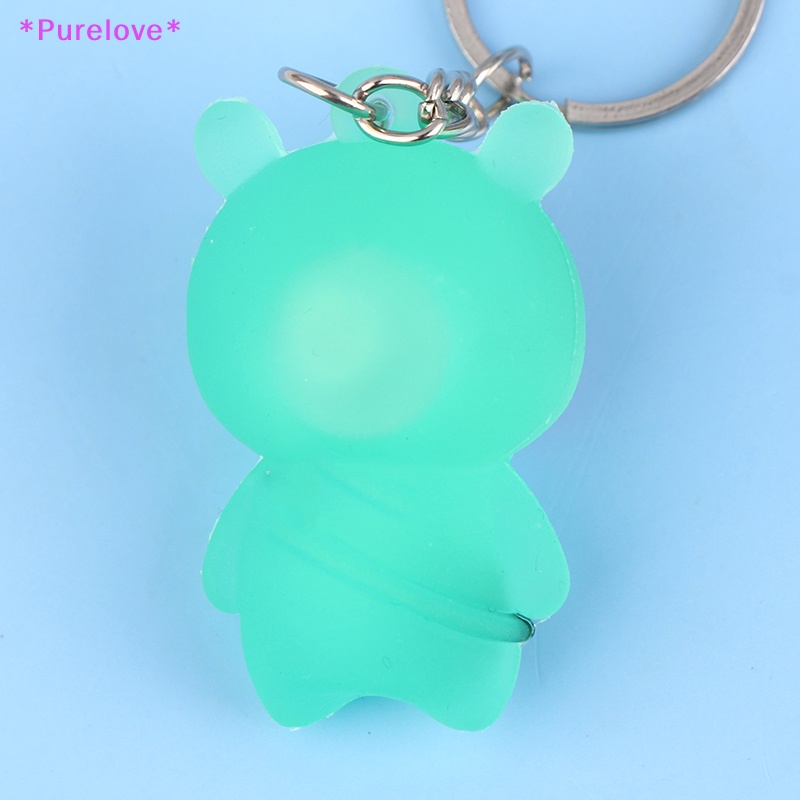 1 Móc Khóa Hình Búp Bê Hoạt Hình Phát Sáng Dễ Thương Mới