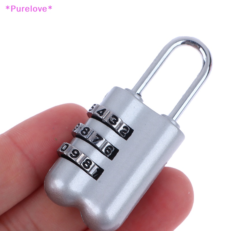 Ổ Khóa Mật Khẩu 3 Chữ Số Mini Bằng Hợp Kim Nhôm Mới