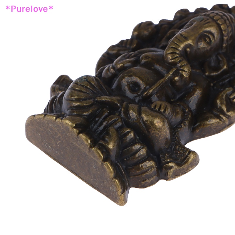 1 Mặt Dây Chuyền Hình Voi Ganesha 62 X 35Mm Bằng Kim Loại Phong Cách Phật Giáo Mới